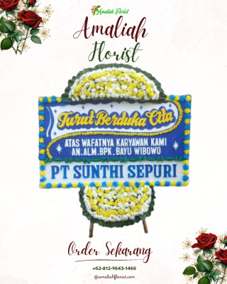 Papan Bunga Duka di Puspo
