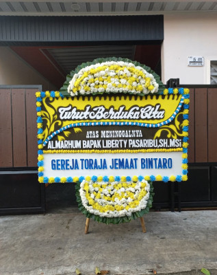 Papan Bunga Duka di Puspo