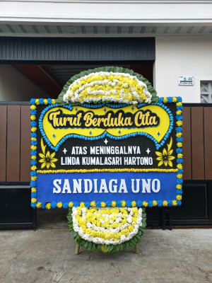 Papan Bunga Duka di Puspo